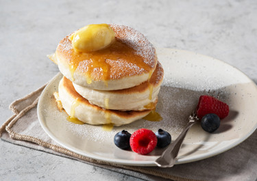 Japanska pannkakor med lönnsirapssmör