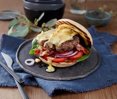 Chiliburger Med Bacon