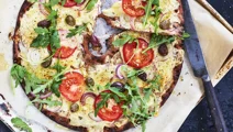 Knäckebrödspizza