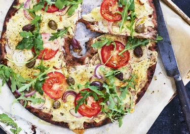 Knäckebrödspizza
