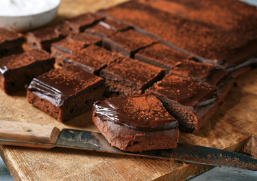 Chokladkaka i långpanna