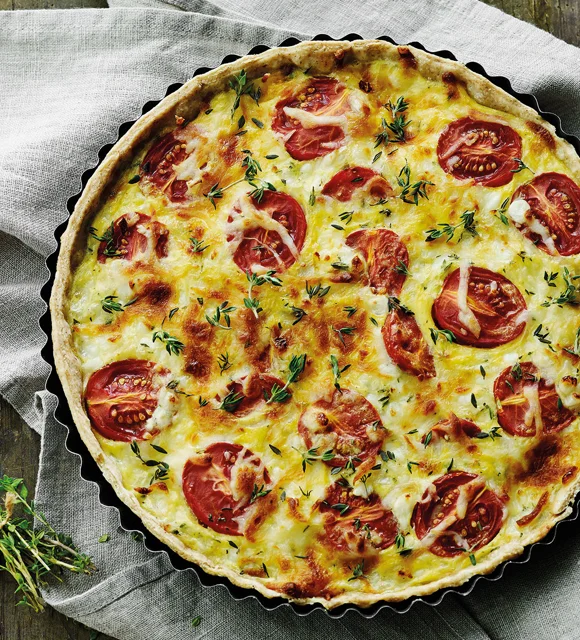 Tomato tart with thyme