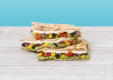 Black Bean and Avocado Smash Quesadillas