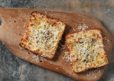 Cacio e pepe-sandwich i airfryer