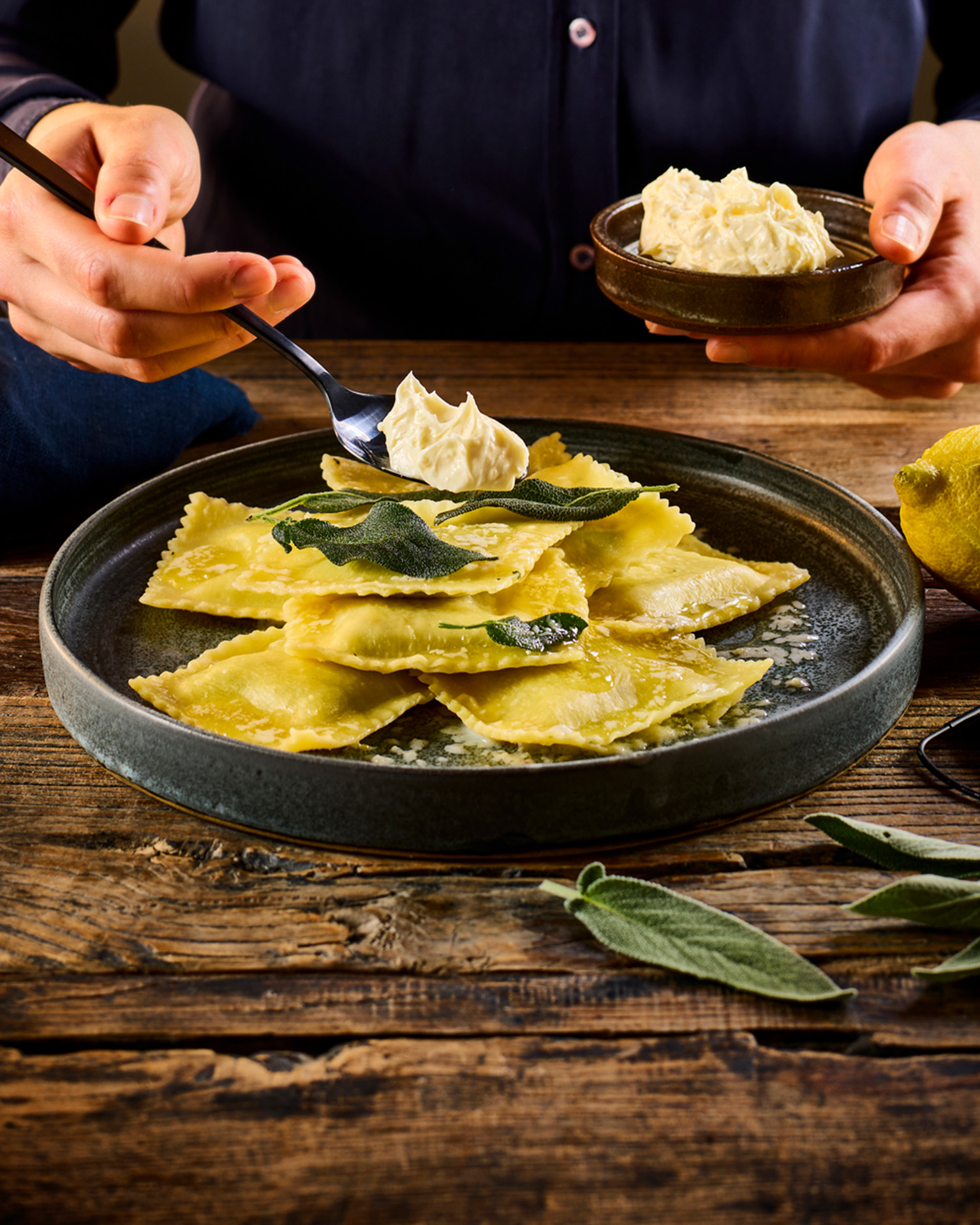 Hjemmelavet ravioli 