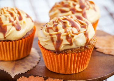 Apple caramel cupcakes