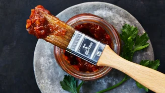 Glaze med aprikos och chili