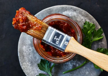 Glaze med aprikos och chili