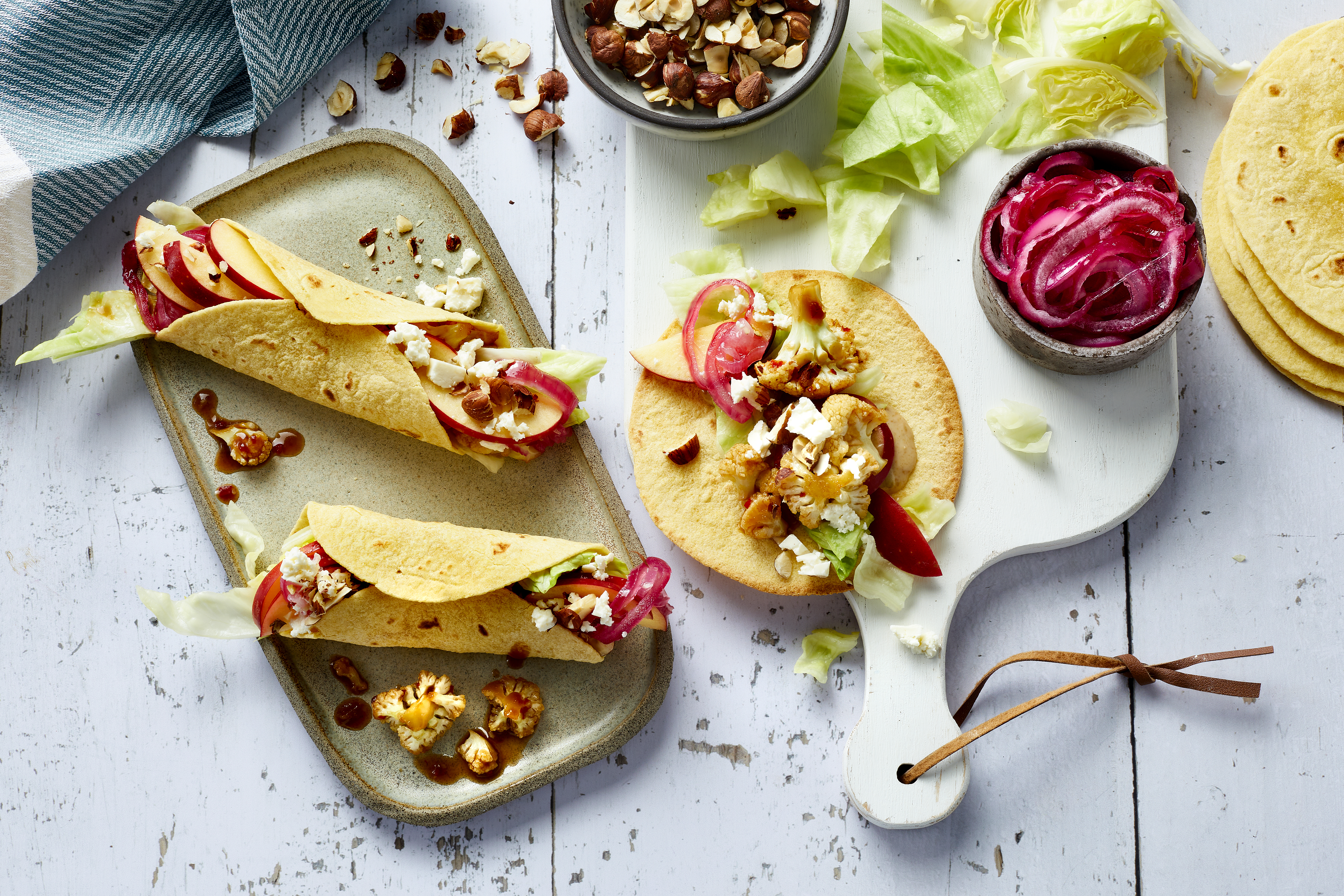 Vegetarische taco&amp;#39;s met bloemkool | Arla - Recept | Arla
