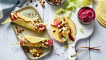 Vegetarische taco's met bloemkool