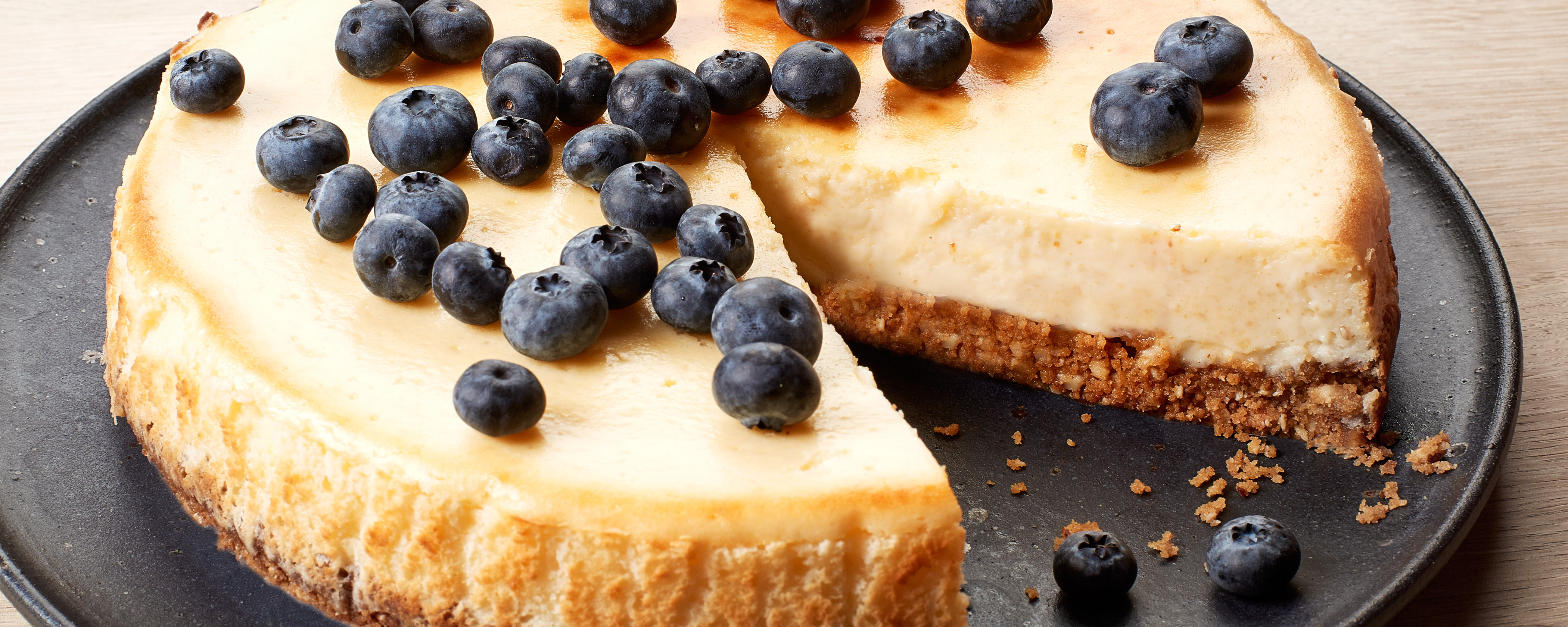 Rezept für gebackenen Käsekuchen | Arla - Rezept