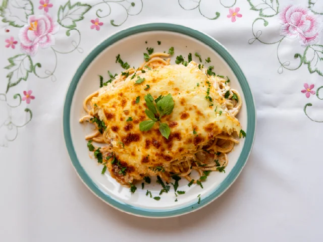 معكرونة بالكريمة