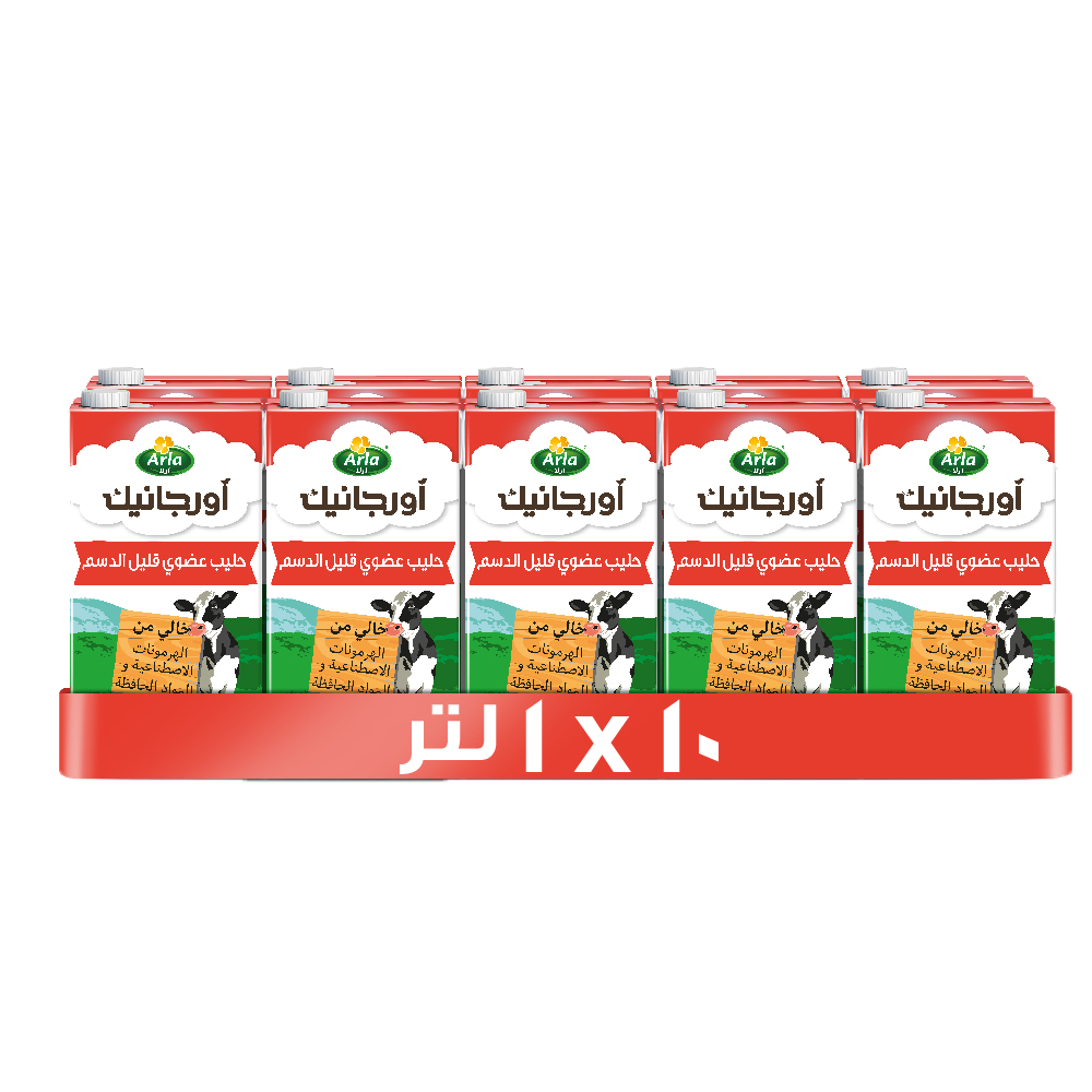 حليب اورجانيك مُعقّم من آرلا برو، 1 لتر