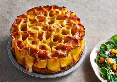 Honey comb pasta