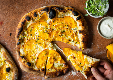 Græskarpizza