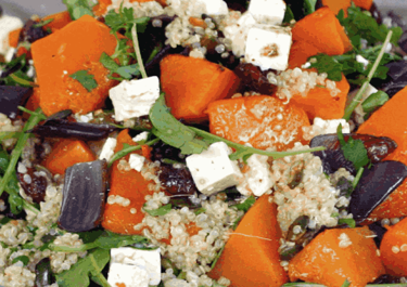 Ensalada templada de quinoa, calabaza y Arla Apetina