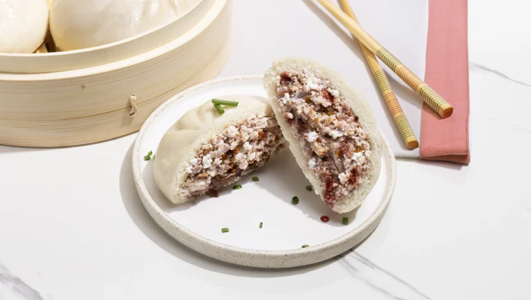 Ricotta and Duck Confit Steamed Bun