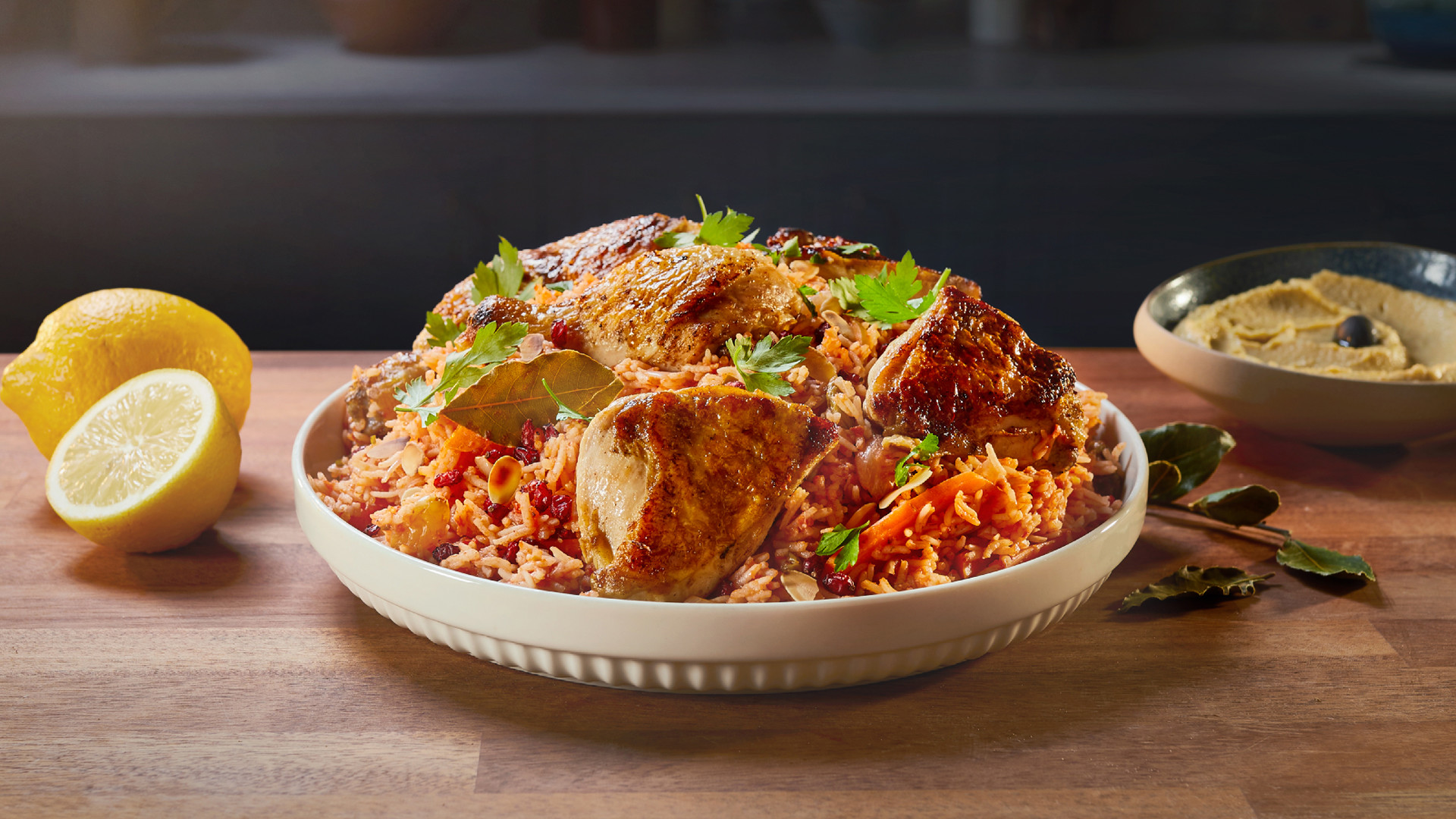 Chicken kabsa with spice mix 