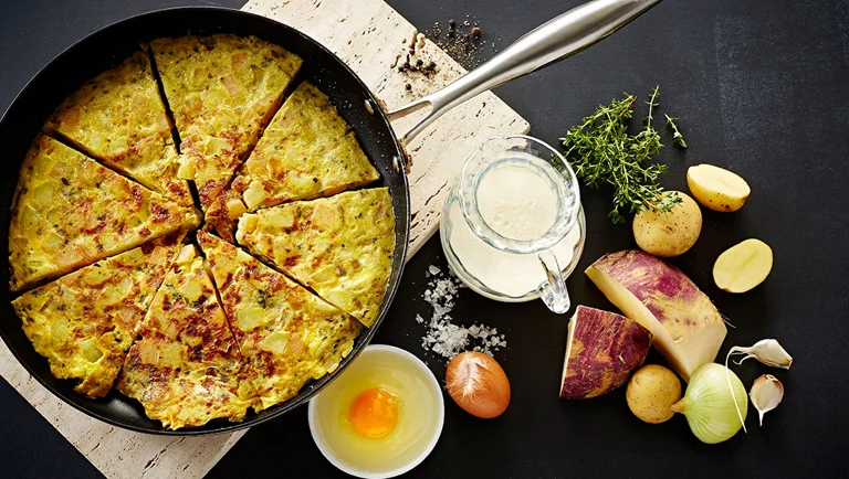 Kålrabi-tortilla
