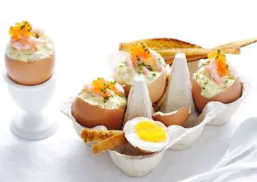Krämig äggsallad