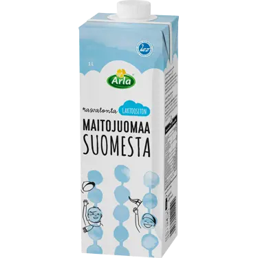 Arla Laktoositon Rasvaton Maitojuoma Suomi 1L (UHT)