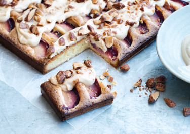 Plommonkaka med dulce de leche