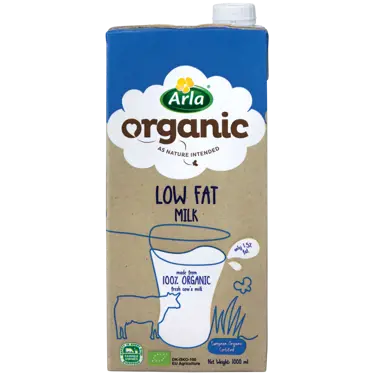 Arla Organic UHT Milk Low Fat 1,5%