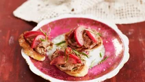 Crostini med kycklinglevermousse