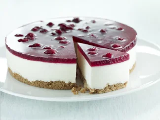 Cranberry cheesecake