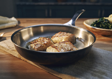 Smörstekt torskrygg med potatisstomp och spenat