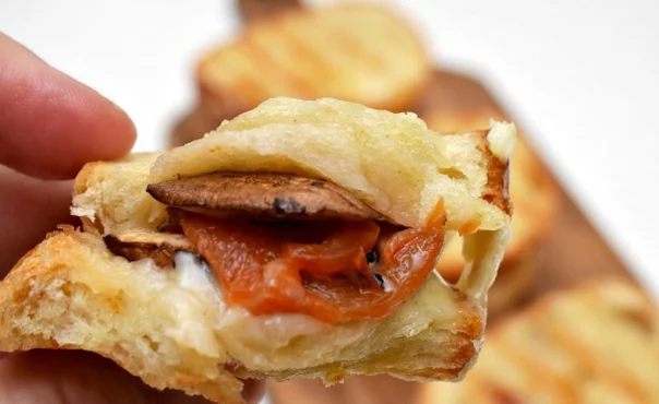 Gourmet grilled cheese appetizers