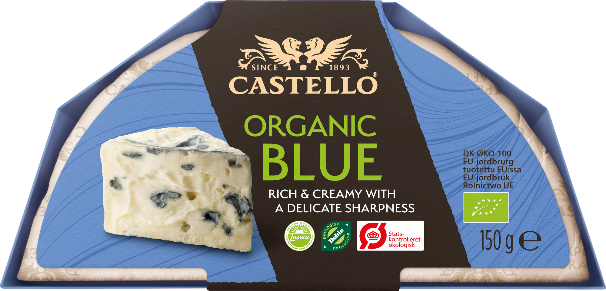 Castello Blue luomu sinihomejuusto 150g
