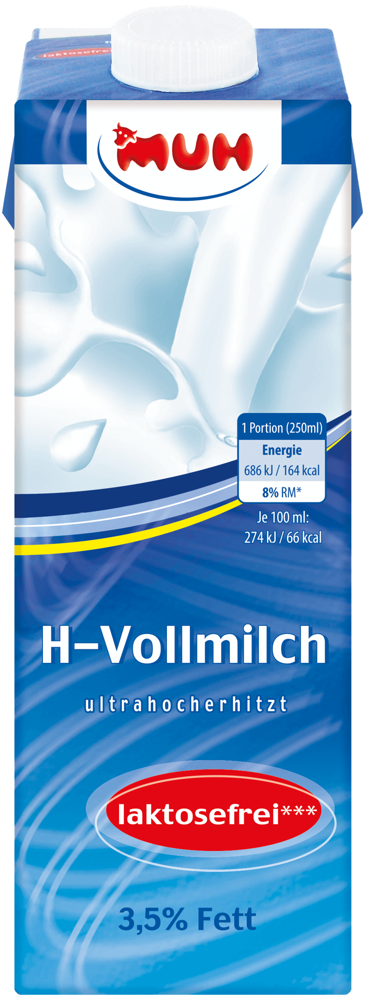 Laktosefreie H-Milch 3,5% Fett