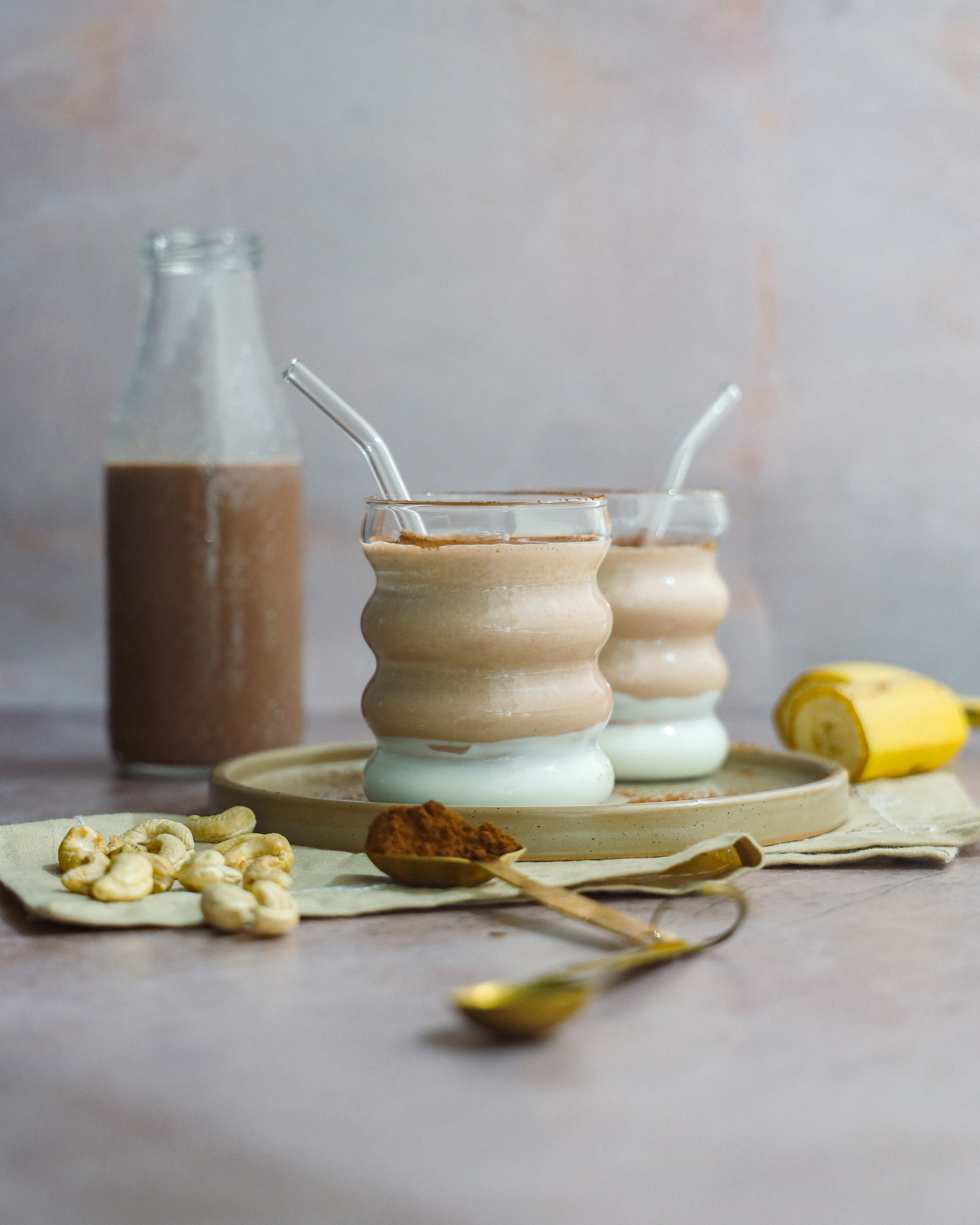 Schoko-Bananen-Protein-Milchshake mit Skyr | Arla - Rezept