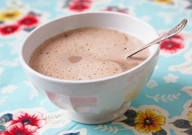 Kaffe med chokladmjölk