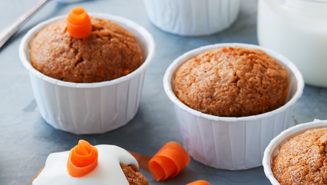 Mini carrot muffins