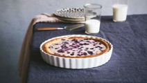 Mustikkapiirakka pullataikinaan