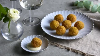 Arancini med svamp