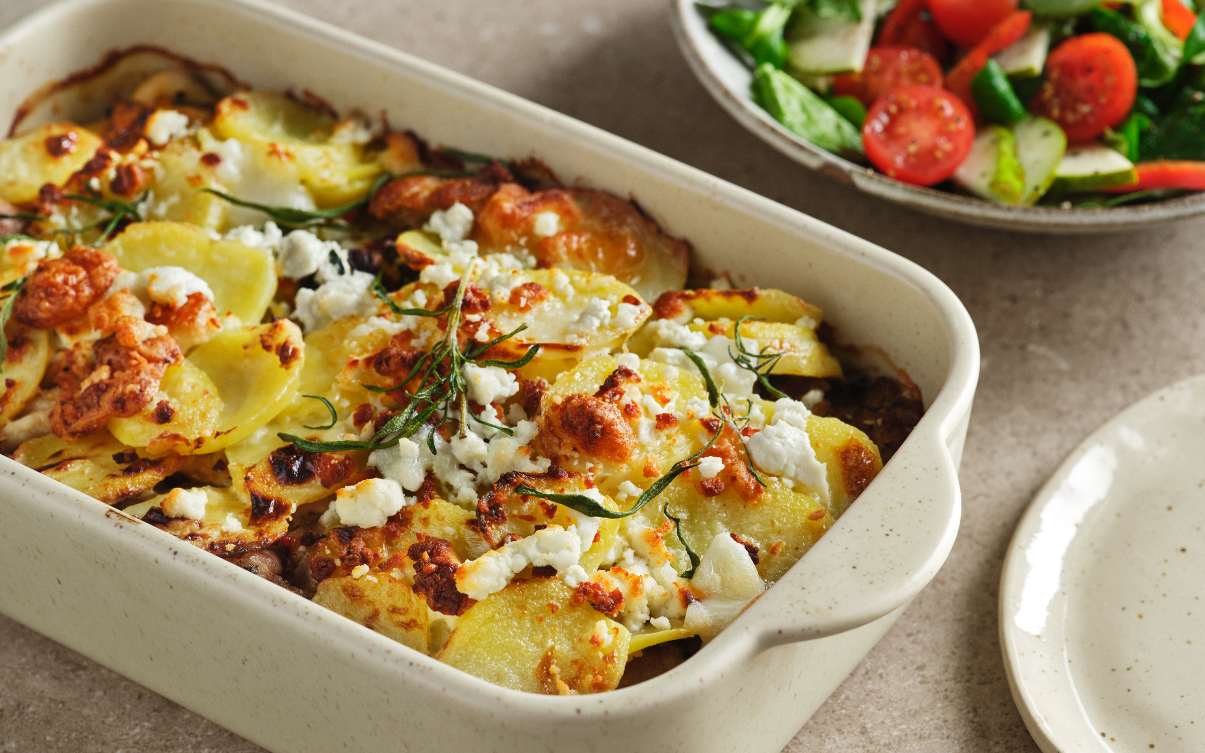 Potatisgratäng med kyckling