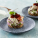 Smørrebrødstapas med paté og lomo af sortfodssvin