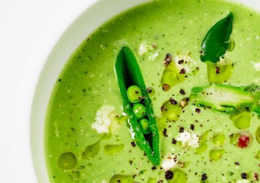 Kjølt ertesuppe