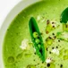 Chilled pea soup