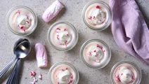 Skumtomtepannacotta