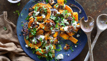 Bagt butternut med hot honey