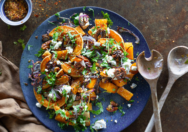 Bagt butternut med hot honey