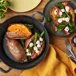 Stuffed sweet potatoes