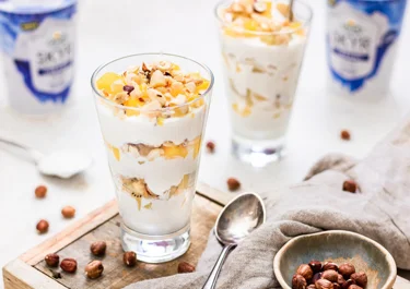 Mango trifle with Skyr