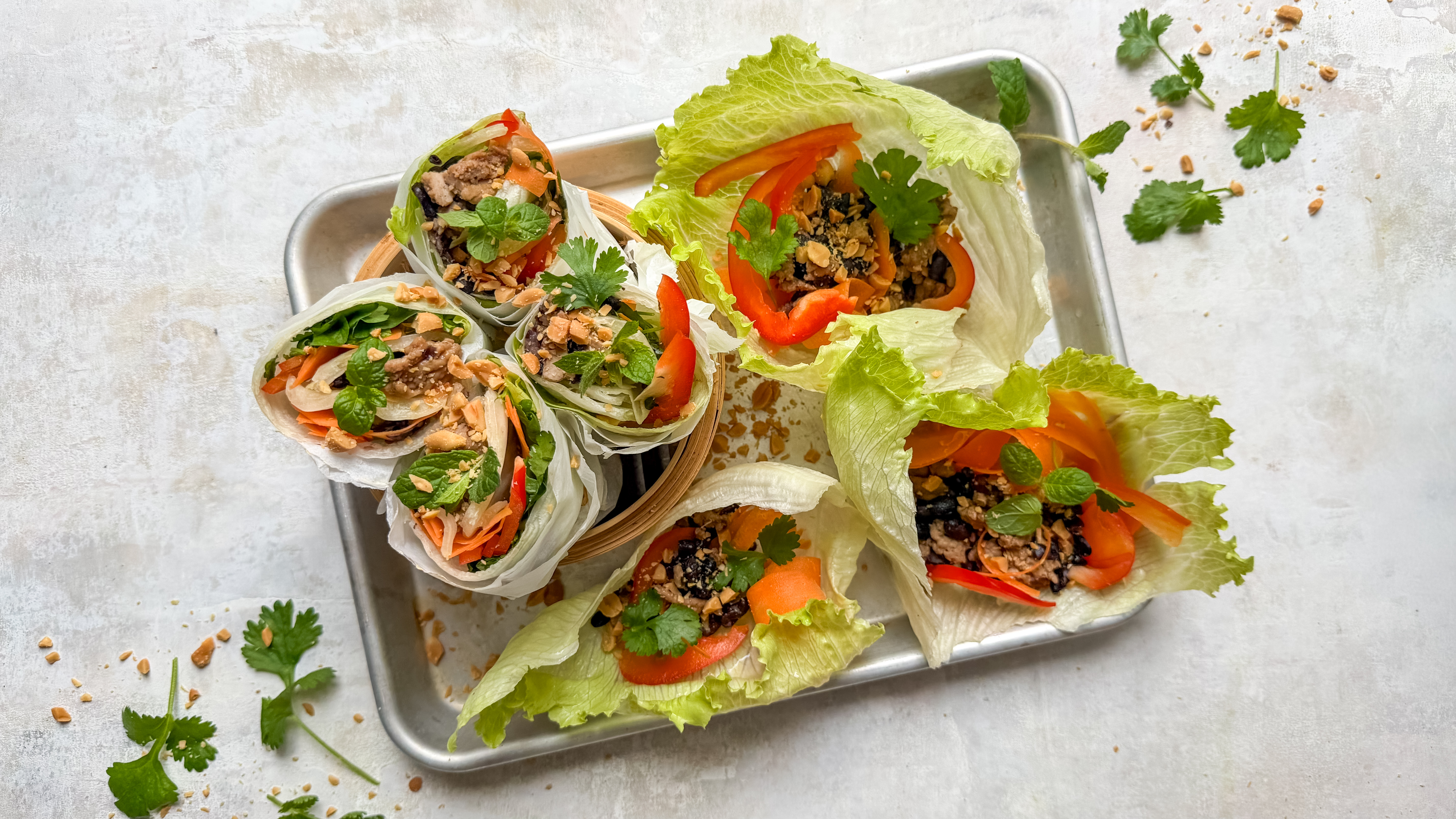 Chicken lettuce wraps 