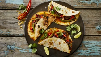 Crispy cheese tacos