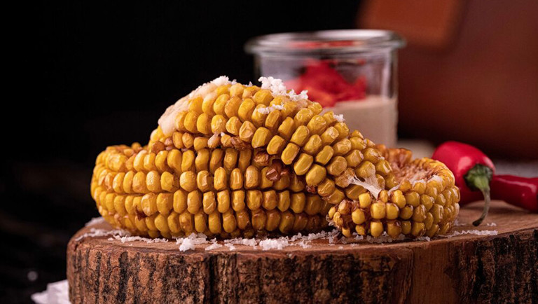 Maissintähkät & juustocreme